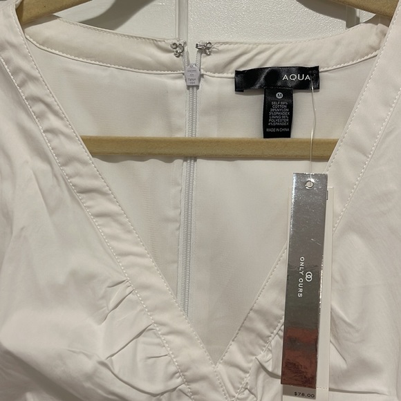 White Ruffle Dress - Picture 2 of 4